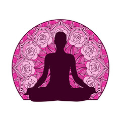 Fototapeta na wymiar Mandala, spiritual symbol round ornament