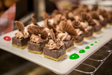 breakfast, dinner and dessert buffet