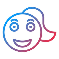 Obraz premium Girl Icon Style