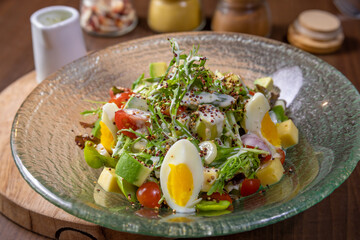 typical peruvian food, country salad