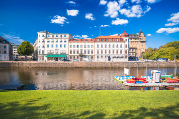 City of Gothenburg channel street architecture view