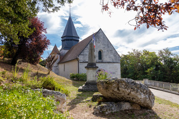L'église Sainte-Radegonde de Giverny, France, Normandie