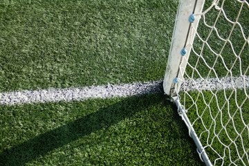 lines on an artificial grass soccer field 5