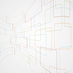 Colorful Abstract Lines Background. Illustration.