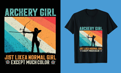 Archery Girl Just Likea Normal Girl Except Much Color
