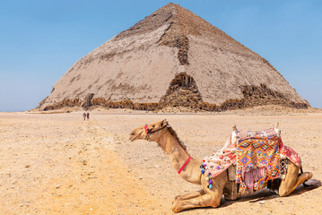 The Bent Pyramid of Sneferu, Dashur, Egypt.	
