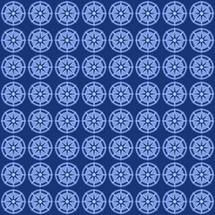 seamless pattern with snowflakes