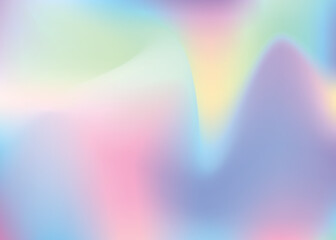 Hologram Texture. Iridescent Background. Rainbow Paper. Soft Holography Illustration. Fashion Fluid. Purple Shiny Gradient. Pearlescent Background. Blur Shapes. Pink Hologram Texture