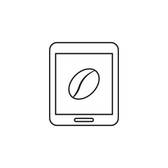 coffee application vector for website symbol icon presentation