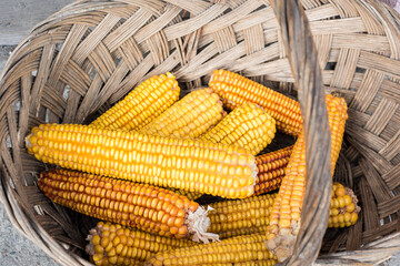 corn in a basket