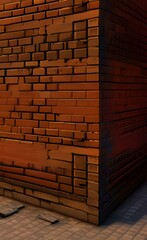 Brick wall. Wall background for text.