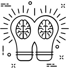 Observation Line Vector Icon 