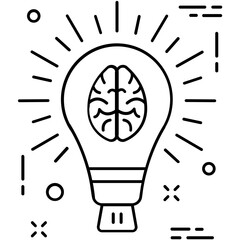 Intelligent Line Vector Icon 