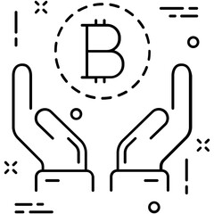 Secure Line Vector Icon