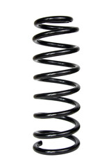 Black automobile coil spring isolated on the white background