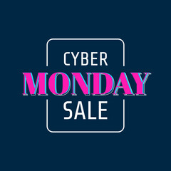 Cyber Monday sale post design