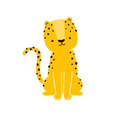 Cute cheetah animal