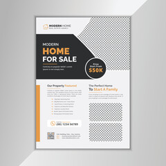 Real Estate Flyer Design Template Example Sample