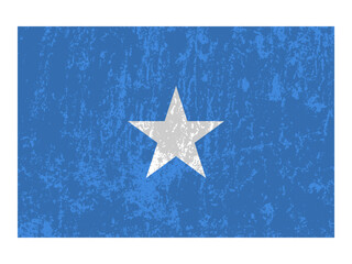 Somalia Islands flag, official colors and proportion. Vector illustration.