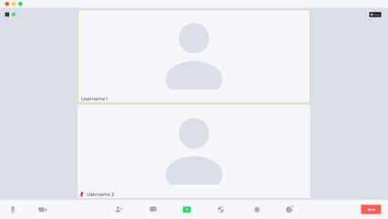 Call screen template. Mockup UI,UX,Kit interface. Vector call screen illustration. eps10. Vector illustration