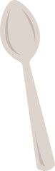 Minimalistic kitchen spoon flat icon