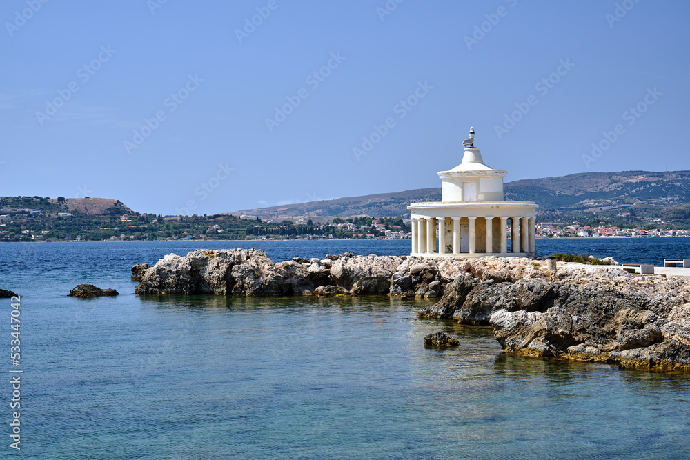 Canvas Prints The historic St. Theodora lighthouse on the island of Kefalonia