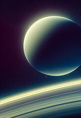 planet in space
