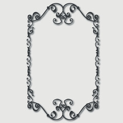 Frame, in the style of an ornament, Vector illustration eps 10, Art.