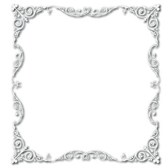 Frame, in the style of an ornament, Vector illustration eps 10, Art.