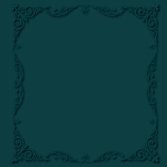 Frame, in the style of an ornament, Vector illustration eps 10, Art.