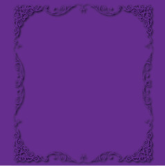 Frame, in the style of an ornament, Vector illustration eps 10, Art.