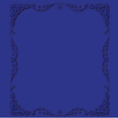 Frame, in the style of an ornament, Vector illustration eps 10, Art.