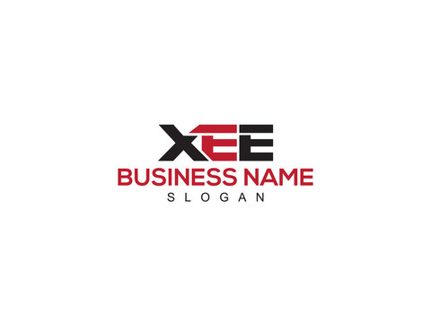 Professional Three Letter XEE x e e Logo Icon Vector Art With White Background Design For You