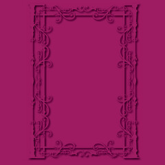 Frame, in the style of an ornament, Vector illustration eps 10, Art.