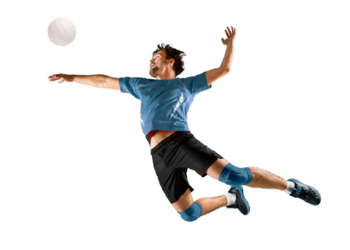 Volleyball player players in action