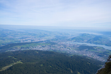  Lucerne's very own mountain, Pilatus, is one of the most legendary places in Central Switzerland. And one of the most beautiful. On a clear day the mountain offers a panoramic view of 73 Alpine peaks