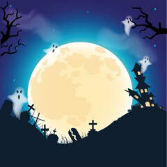 Halloween Background Vector illustration