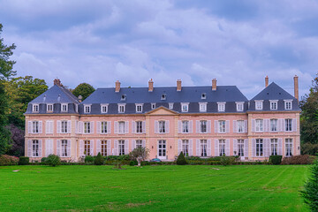 Fototapeta na wymiar Chateau De Sissi in Sassetot-le-Mauconduit, Normandy