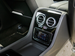 ventilation system on the back sofa in a stylish modern interior