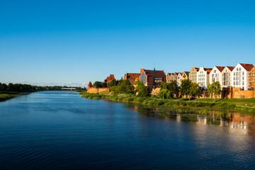 Obraz premium panorama of the city of malbork poland europe