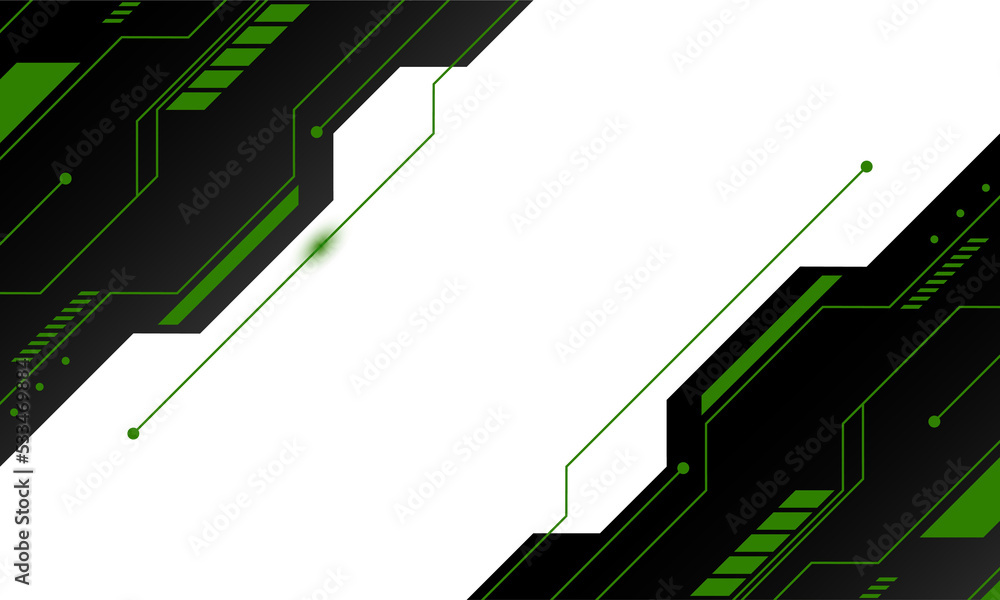 Poster futuristic gaming overlay for design element copy space. modern shape for ornament live streaming HUD monitor display