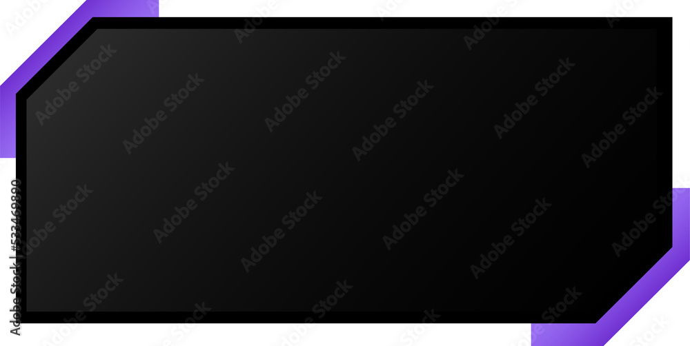 Poster futuristic gaming overlay for design element copy space. modern shape for ornament live streaming HUD monitor display