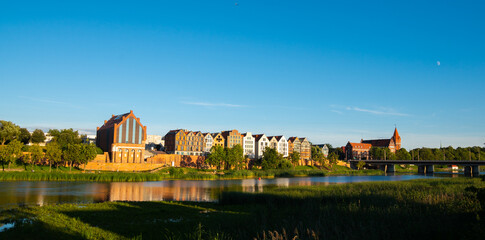 panorama of the city of malbork poland europe