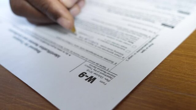 W-9 Request for Taxpayer Identification Number and Certification