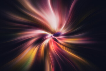 Obraz premium abstract background with multicolored swirl rays