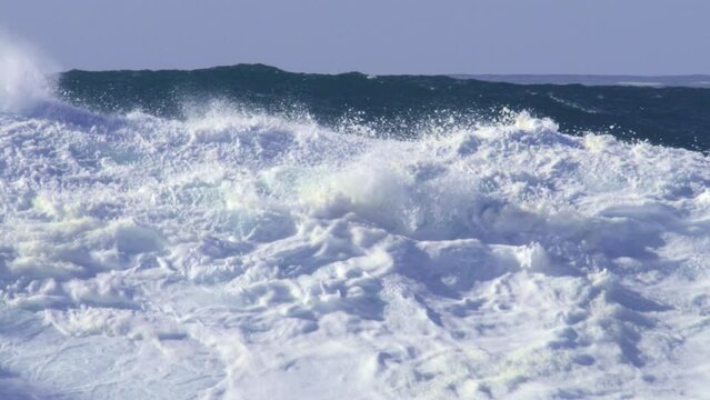 Huge double 40ft Slow-Motion Waves in Monterey, CA