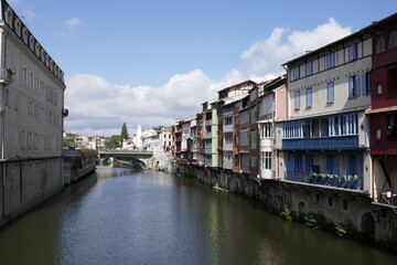 Houses in Castres on the River Agout
