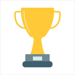 trophy icon vector design template