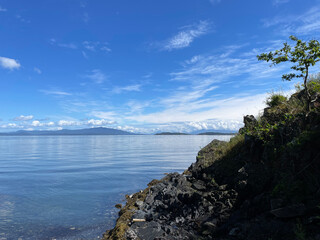 Fototapeta na wymiar East Coast of Vancouver Island in Nanoose Bay, British Columbia, Canada