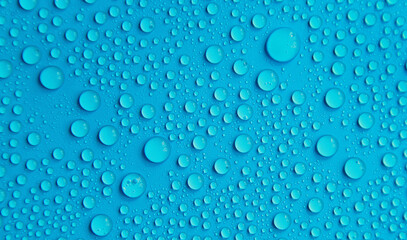 Drops of liquid, moisturizing cosmetic product. Hyaluronic acid. Selective focus.